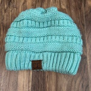 C.C Kids' Light Blue Knit Beanie